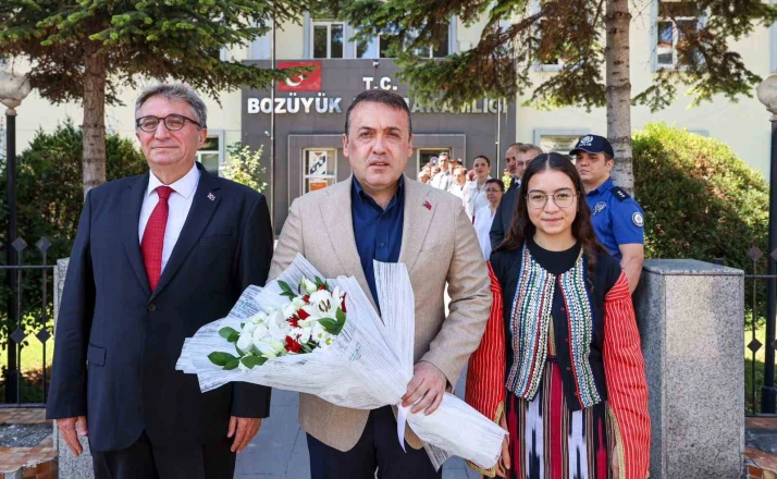 Vali Sözer’den Kaymakam Helvacı’ya iade-i ziyaret 