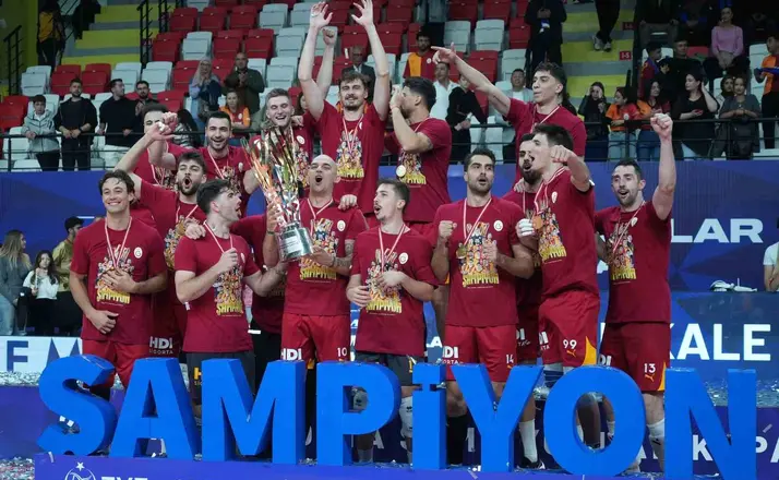 Voleybolda Şampiyonlar Kupası’nı kazanan Galatasaray, 7 yıl sonra kupa sevinci yaşadı
