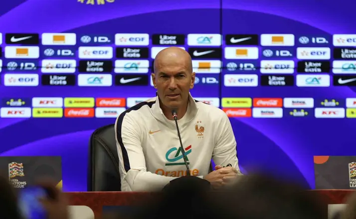 Zinedine Zidane: "Zidane oyunu diye bir şey yok. Yarın herkes Fransa takımını görecek"
