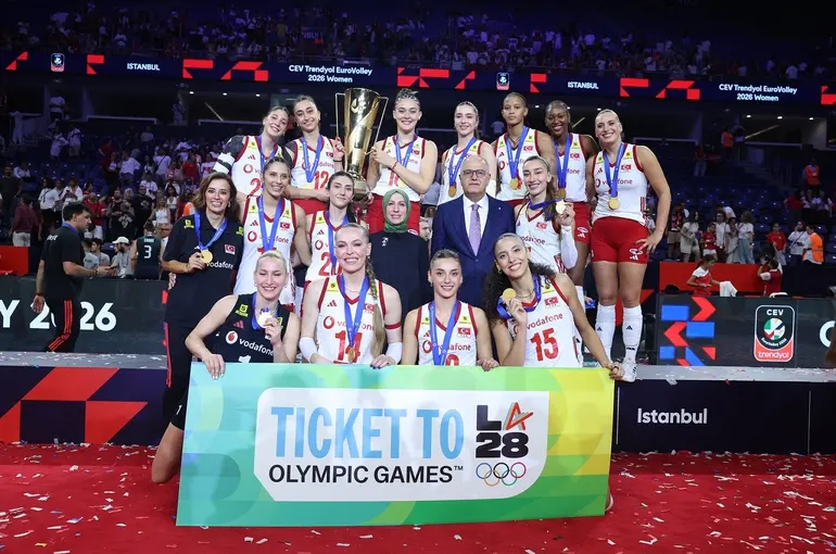 A Milli Kadın Voleybol Takımı, Los Angeles 2028 Olimpiyat Oyunları biletini aldı
