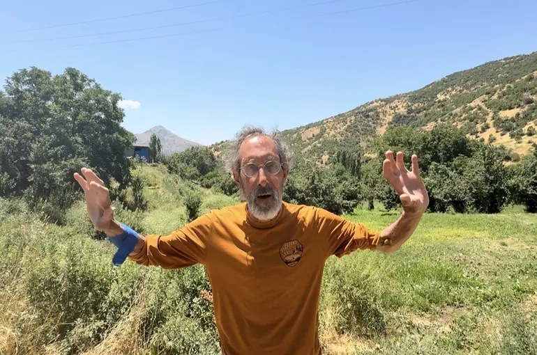 ABD’li turist Hakkari’ye hayran kaldı
