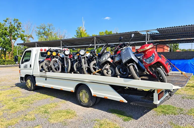 Aksaray’da 16 motosiklet trafikten men edildi
