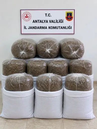 Antalya’da üç ilçede kaçak tütün operasyonu: 400 kilogram tütün ele geçirildi

