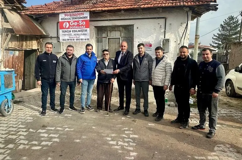 Aslanapa’da doğalgaz sevinci
