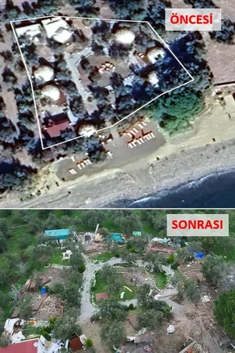 Ayvacık’ta 63 kaçak yapı yıkıldı
