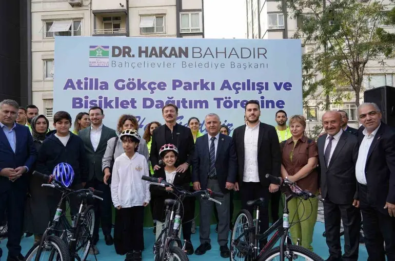 Bahçelievler’de hem park hem bisiklet coşkusu
