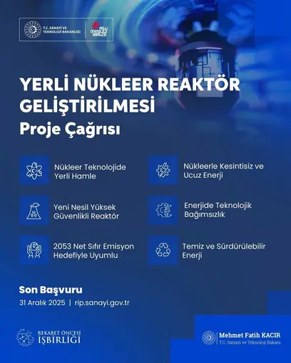 Bakan Kacır: "Nükleer enerji teknolojilerinde yeni bir adım atıyoruz"
