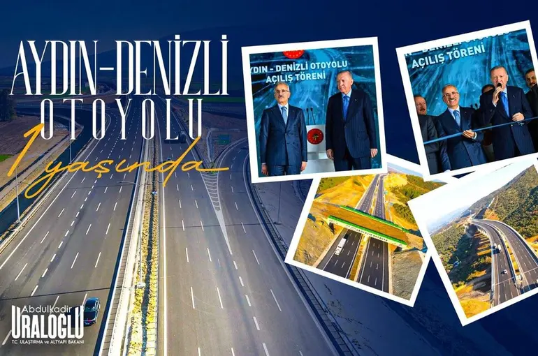Bakan Uraloğlu: "Aydın-Denizli Otoyolu Ege'nin kalkınma yoludur"