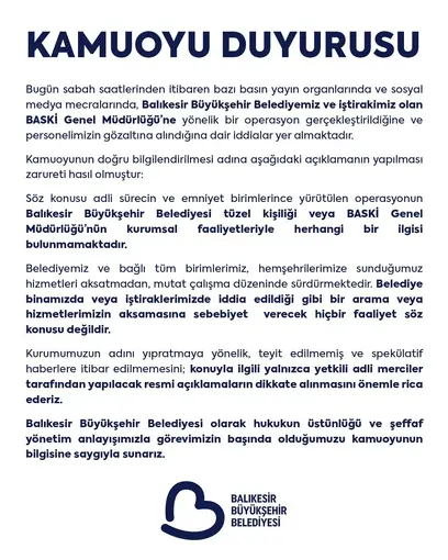 Balıkesir’de imar yolsuzluğu iddiası: 4 gözaltı
