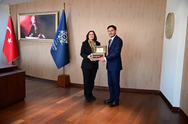 Başkan Çerçioğlu, Başkan Yazıcıoğlu’nu makamında ağırladı
