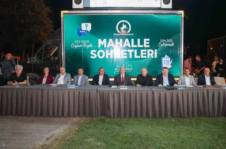 Başkan Özlü: "Paranın olmadığı bir zamanda Düzce’yi baştan inşa ediyoruz"
