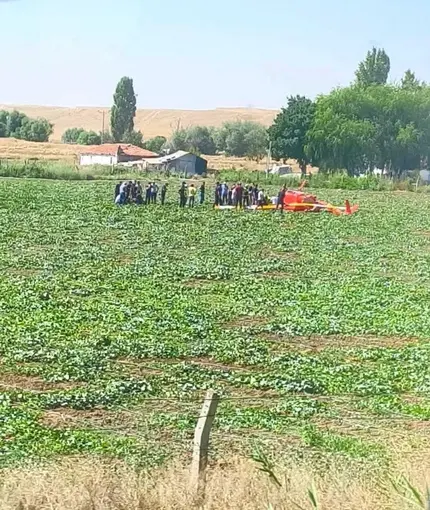 Başkentte eğitim helikopteri düştü: "2 yaralı"
