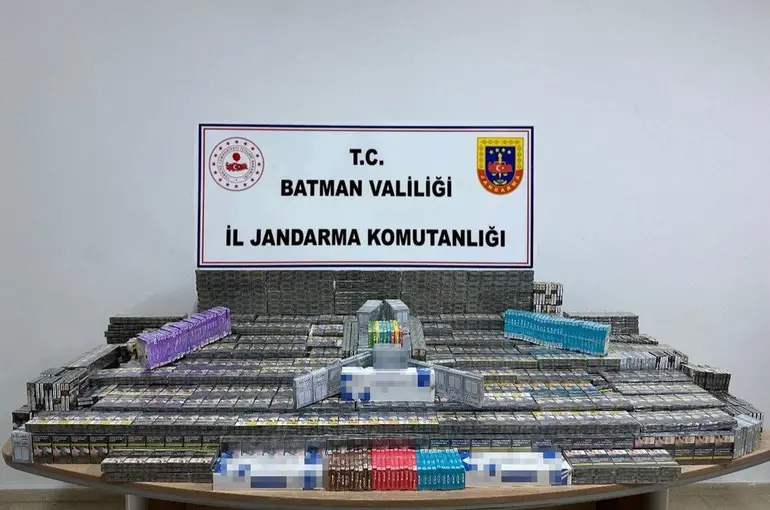 Batman’da kaçak sigara ele geçirildi
