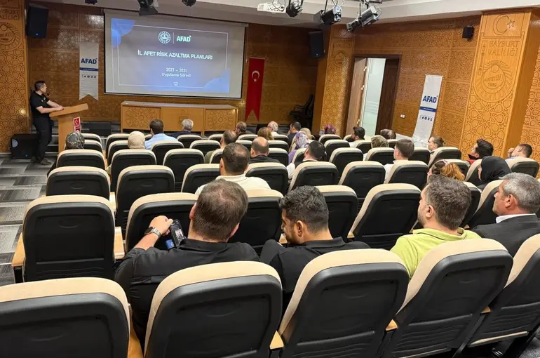 Bayburt’ta afet risklerini azaltacak çalışmalar toplantıda ele alındı

