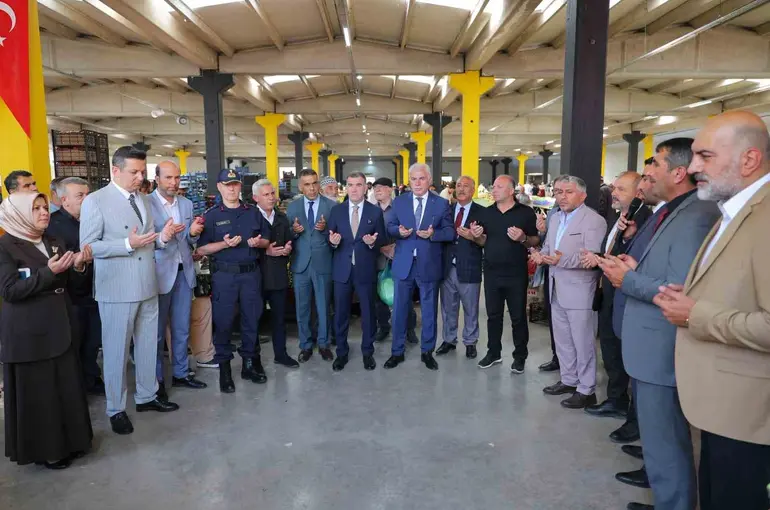 Bayburt’ta Ahilik Haftası halk pazarında başladı
