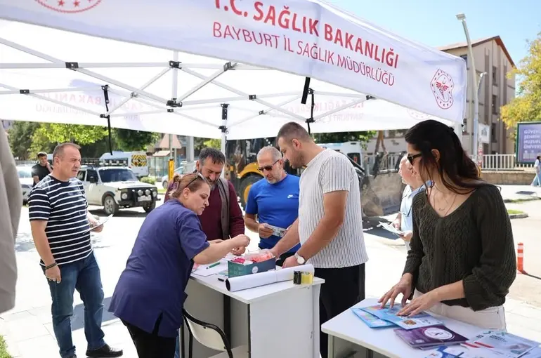 Bayburt’ta kanser taramalarına yönelik çalışma gerçekleştirildi
