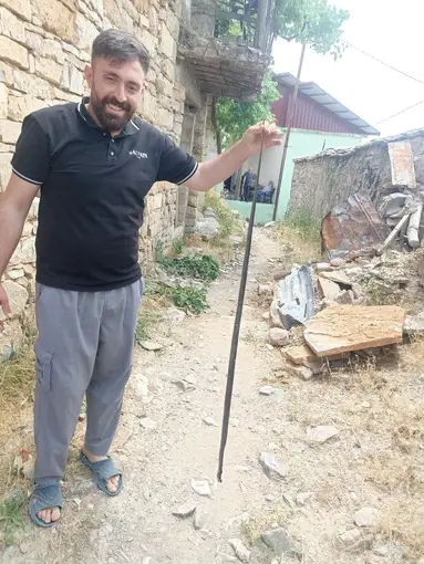 Baykan’da yılan paniği
