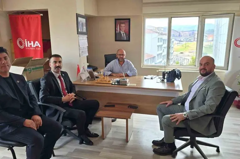 BBP Karabük İl Başkanı Murat Kesgin’den İHA’ya ziyaret
