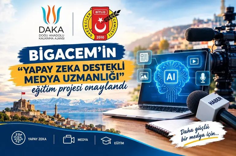 BİGACEM’in "Yapay Zeka Destekli Medya Uzmanlığı" eğitim projesi onaylandı
