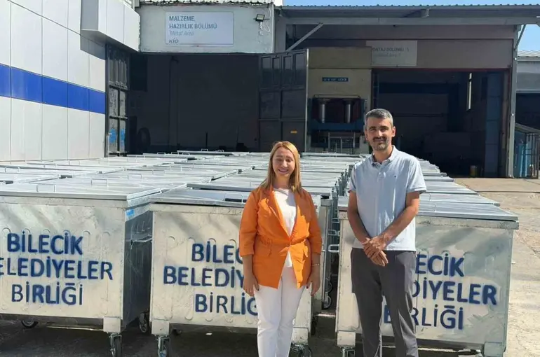 Bilecik’e son 1,5 yıldır bin 52 adet çöp konteyneri alındı

