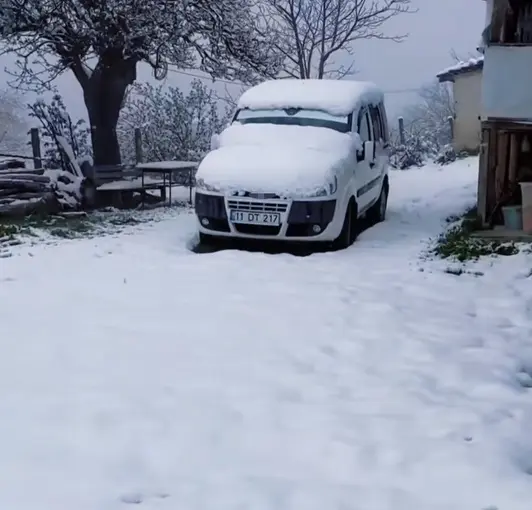 Bilecik’te kar sürprizi
