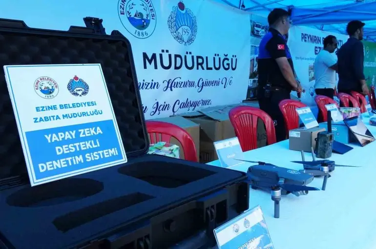BilimFest’te Ezine Belediyesine ait son teknoloji kent güvenlik sistemleri sergilendi
