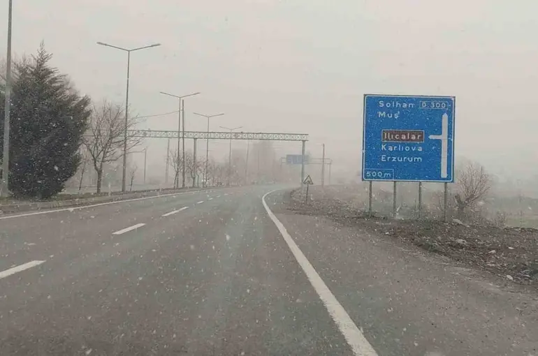 Bingöl’de kar yağışı başladı
