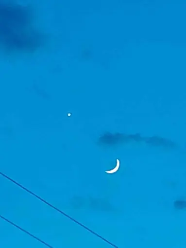 Bolu’da muhteşem ay ve yıldız manzarası

