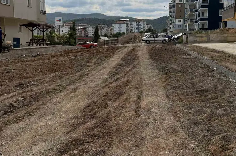 Boyabat’ta yol çalışması
