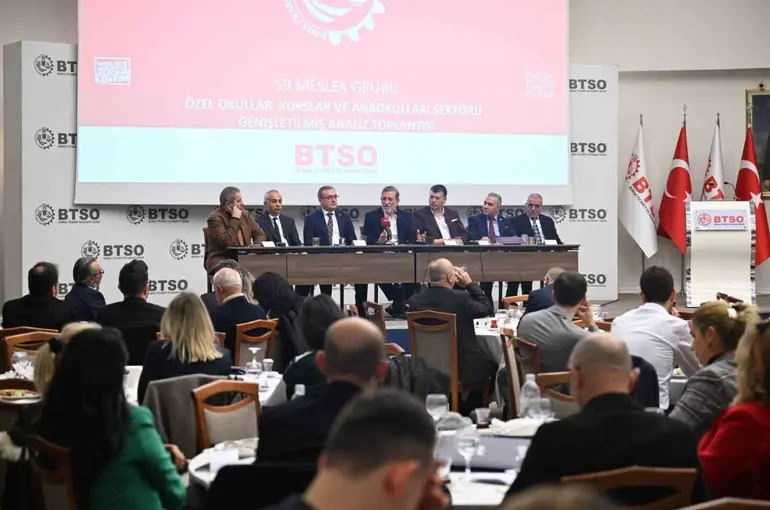 BTSO’da eğitim sektörünün geleceği konuşuldu
