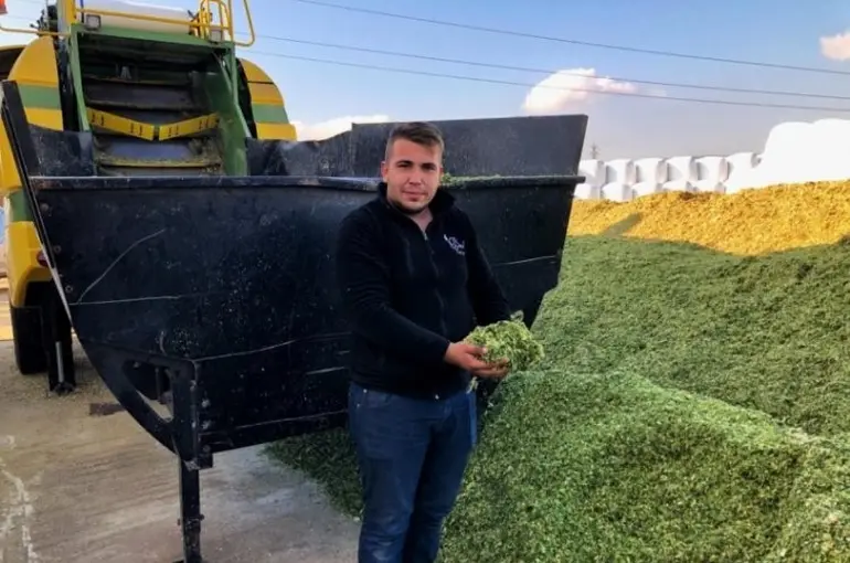 Bu slajlık yem ve saman hem ekonomik hem de verimli
