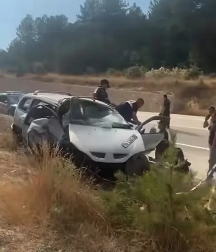 Bursa’da takla atan araçtaki çift yaşamını yitirdi
