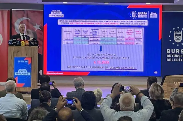 Bursa’nın 6 günlük suyu kaldı
