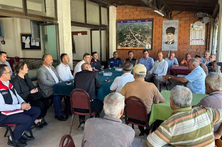 Çan Kaymakamı Bülent Şimşek’ten Etili Köyü’ne Ziyaret
