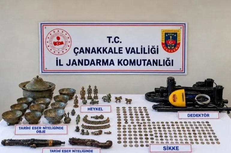 Çanakkale’de tarihi eser kaçakçılığına jandarma müdahalesi
