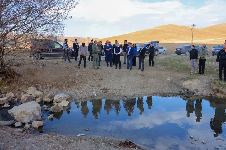 Çatalçeşme köyü içme suyu projesinde çalışmalar sürüyor
