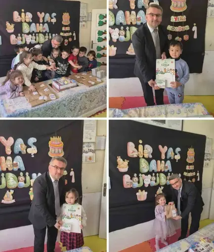 Çifteler’de miniklerin "Bir Yaş Daha Büyüdüm" heyecanı

