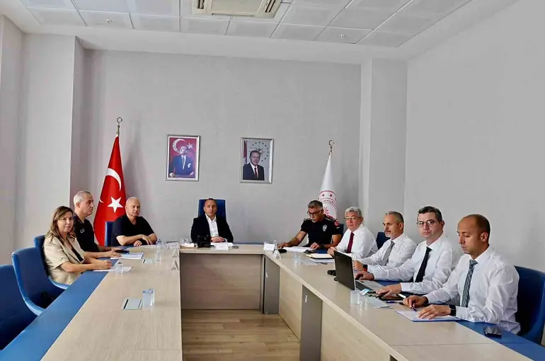 Çine’de yeni eğitim yılı öncesi okul güvenliği toplantısı
