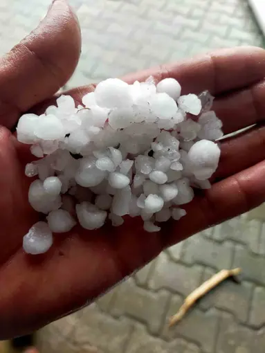Çorum’da dolu yağışı etkili oldu

