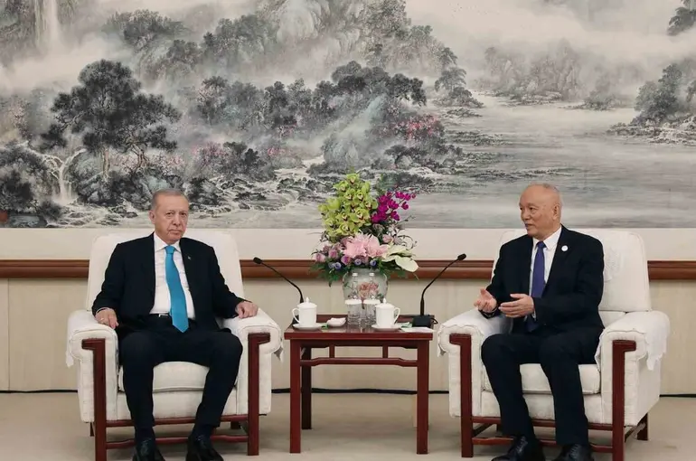 Cumhurbaşkanı Erdoğan,  Çin Komünist Partisi Siyasi Büro Sekreteri Say Çi ile görüştü