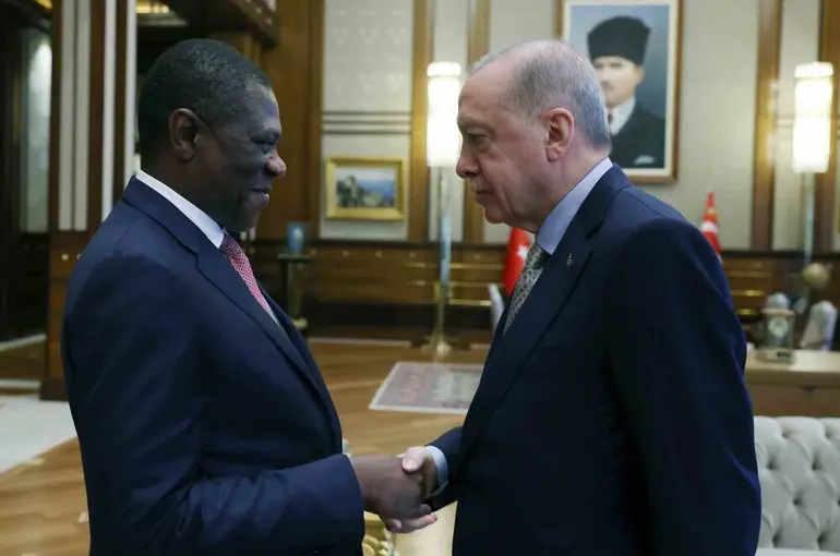 Cumhurbaşkanı Erdoğan, Güney Afrika Cumhuriyeti Cumhurbaşkanı Yardımcısı Mashatile’yi kabul etti
