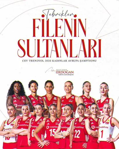 Cumhurbaşkanı Erdoğan’dan ’Filenin Sultanları’na tebrik
