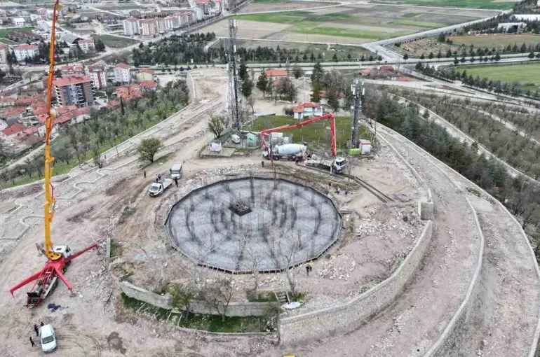 Çünür Tepesi’ne restoran ve sosyal tesis inşa ediliyor
