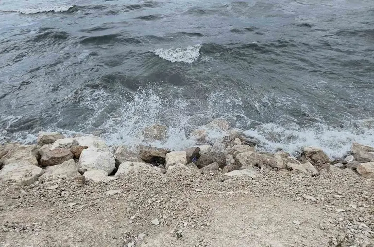 Dalgalar Van Gölü sahilini dövdü
