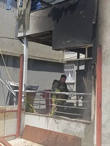 Defne’de ev yangını yaşandı
