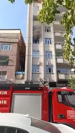 Diyarbakır’da korkutan yangın
