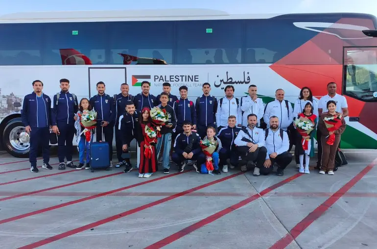 Dostluk maçı öncesi Filistin kafilesi Konya’da!