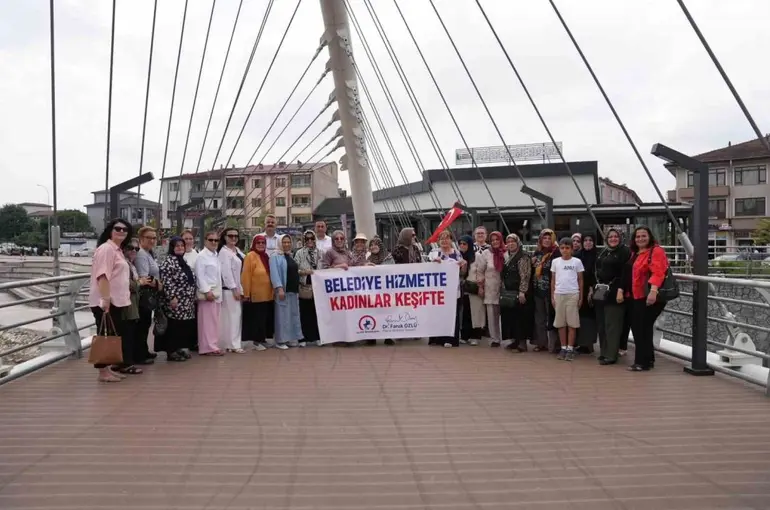 Düzce Belediyesi hizmette, kadınlar keşifte
