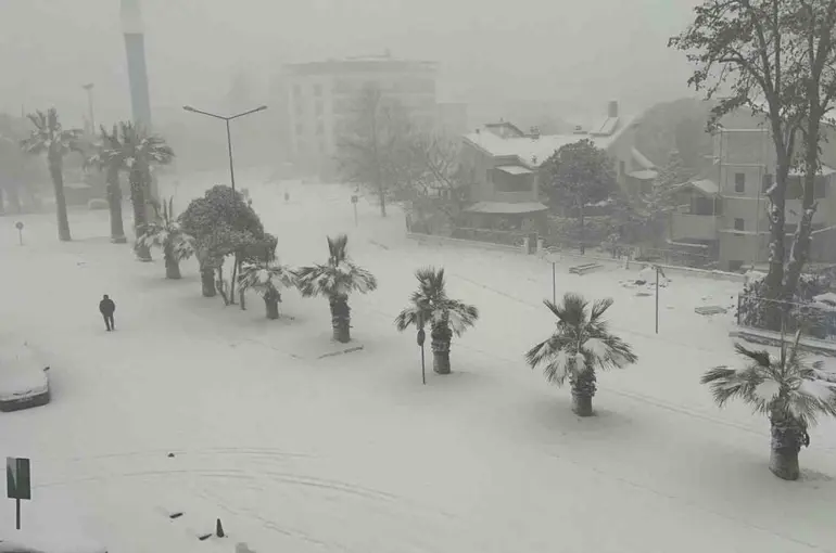 Düzce yeni yıla karla girdi
