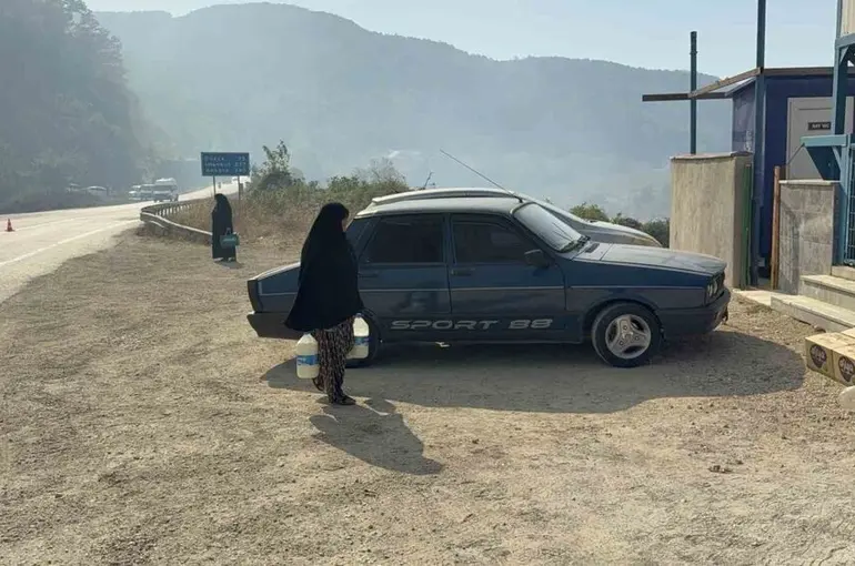 Düzceliler birlik oldu, yangına müdahale eden ekiplere tam destek verdi
